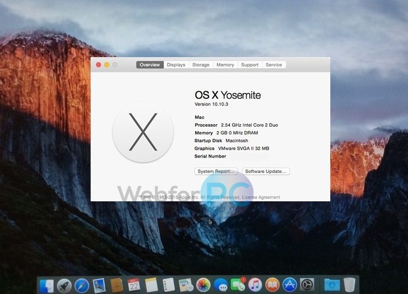 osx yosemite dmg with bootloader pc